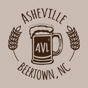 Asheville North Carolina beer merchandise design. Asheville is one of the leading destinations in America for craft beer and brewing.