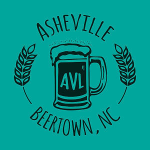 Asheville North Carolina beer merchandise design.
