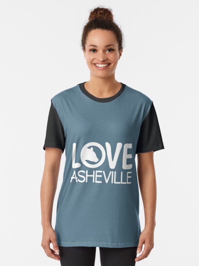 Love Asheville design with a black bear.