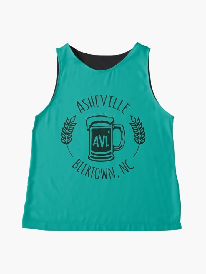 Asheville North Carolina beer merchandise design.