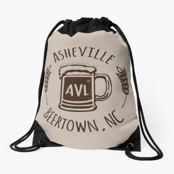 Asheville North Carolina beer merchandise design. Asheville is one of the leading destinations in America for craft beer and brewing.