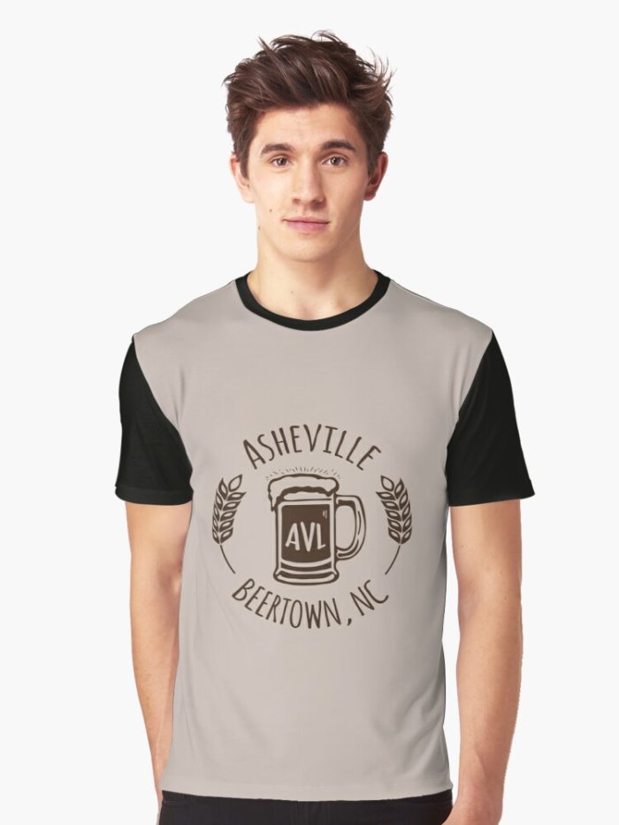 Asheville North Carolina beer merchandise design. Asheville is one of the leading destinations in America for craft beer and brewing.