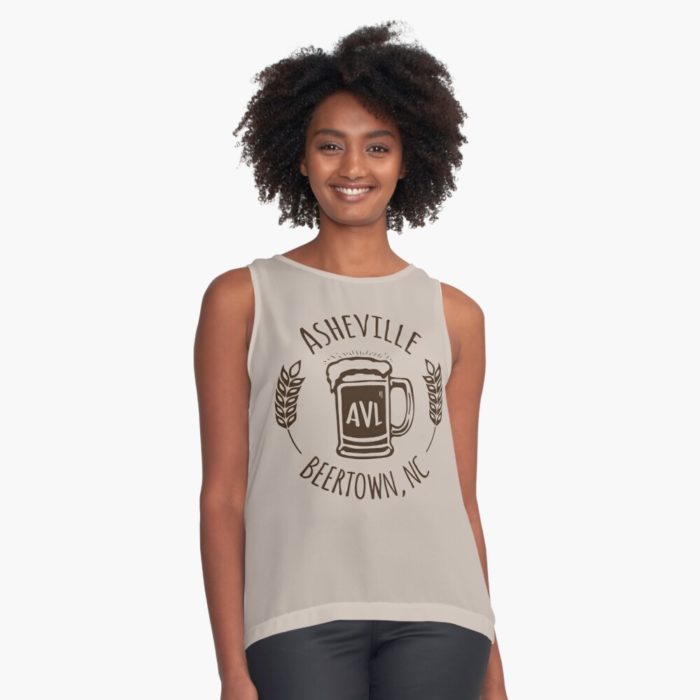 Asheville North Carolina beer merchandise design. Asheville is one of the leading destinations in America for craft beer and brewing.