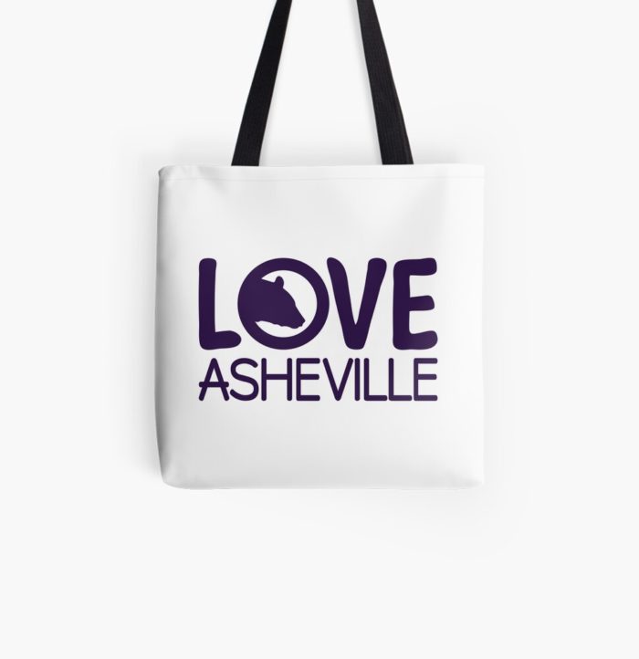 Love Asheville design with a black bear.