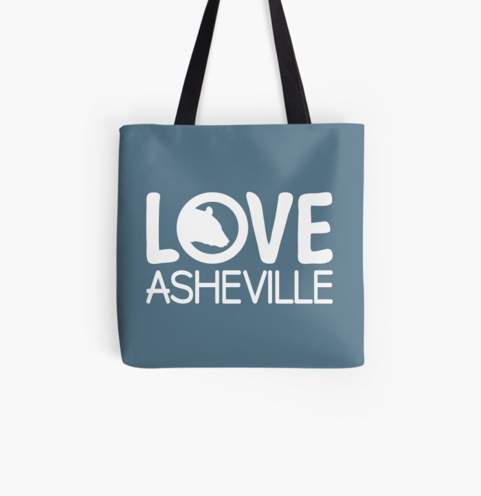 Love Asheville design with a black bear.